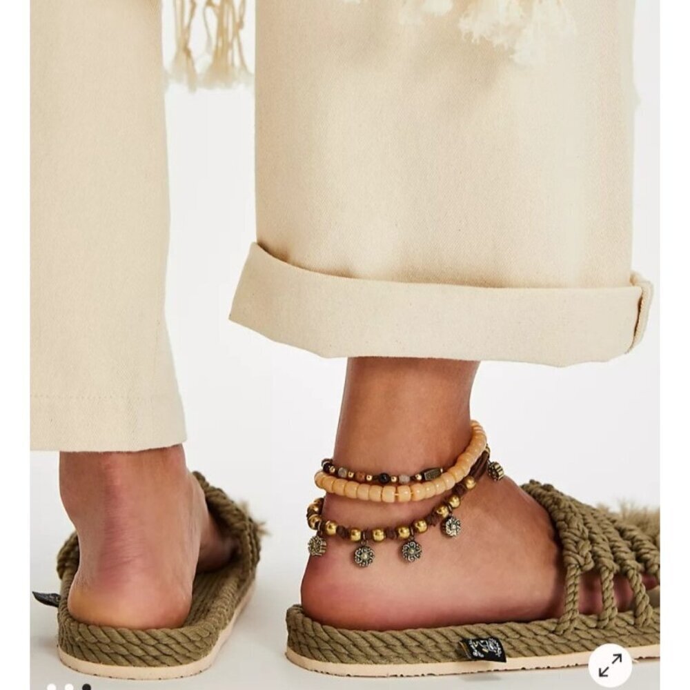 Free People Crescent Coast Slide Sandals Womens Size EU 41/US 10.5 - Picture 3 of 9